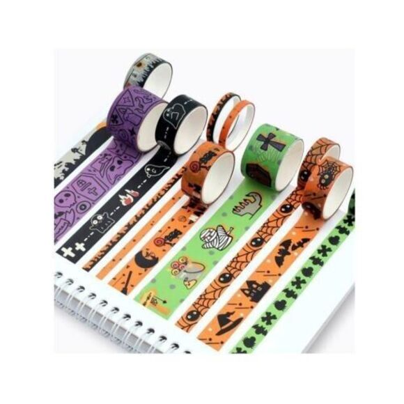 Other - 1box/10 Rolls Halloween Theme Decorative Washi Tape For Planner & Craft